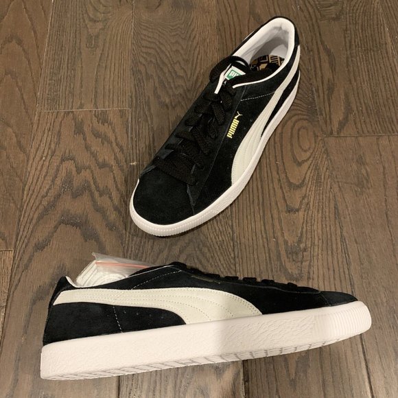 Puma Suede Vintage Sneaker Men's Size 11 Black/ White 374921-05 - Picture 1 of 7
